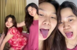 Sellychin Duo Bestie Melet Nakal Ebot Pantat Instagram